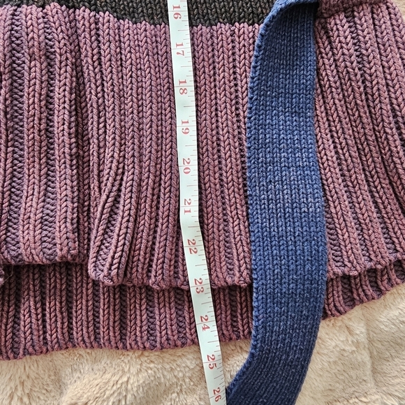 Wildfox Size XS barb knit sweater block waist tie cardigan white Free Shipping - Picture 8 of 8